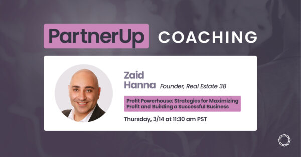 PartnerUp Coaching Event